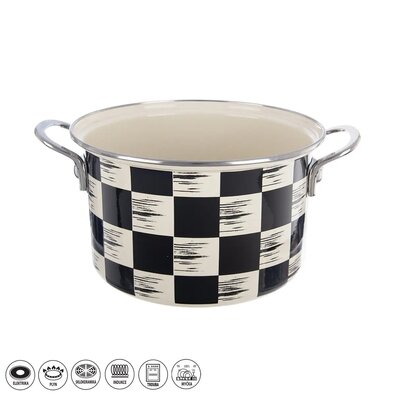 Orion emajlirana posoda Šachovnice Lem, 4 l,premer 22 cm