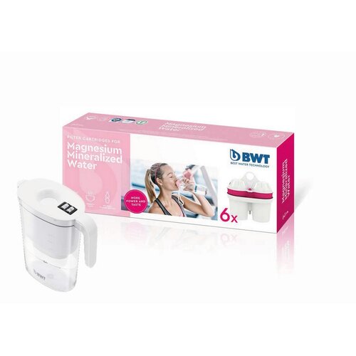 BWT Nadomestni filtri BWT 6 kos + kanvica VIDA MEI2,6 l brezplačno