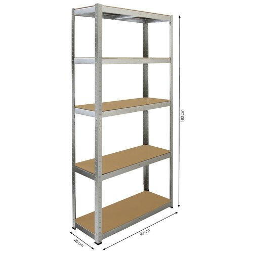 Fieldmann FDR 1800 metalowy regał, 180 x 90 x 40 cm