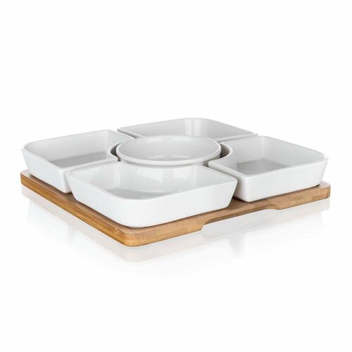 Banquet Набір сервірувальних мисок BRILLANTE Bamboo, 20 х 20 см