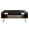 Stolik konferencyjny Mistico Black and Walnut