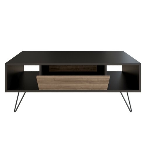 Stolik konferencyjny Mistico Black and Walnut