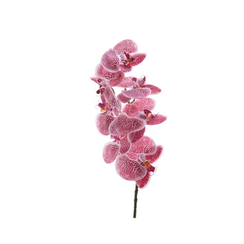 Orhidee artificială cu multe flori, roz, 77 cm