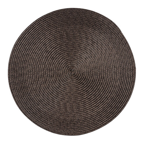 Prestieranie Deco okrúhle tmavo hnedá, pr. 35 cm, sada 4 ks