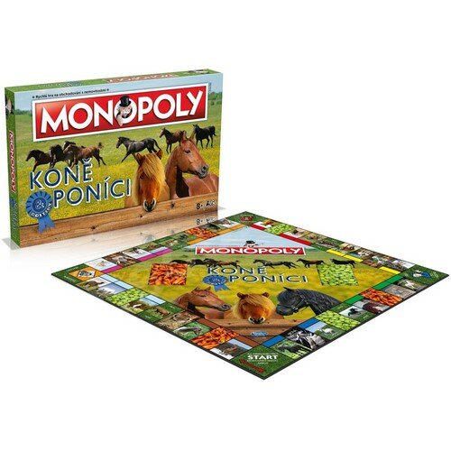 Monopoly Koně a poníci, společenská hra, 40 x 27 x 5,5 cm