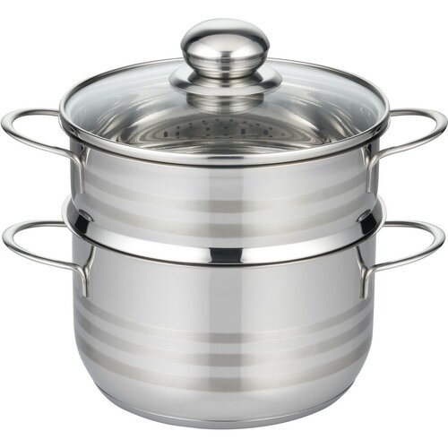 Elo 22718 Basic Napařovací hrnec nerezový Brillant 18 cm, 1,6/2,4 l