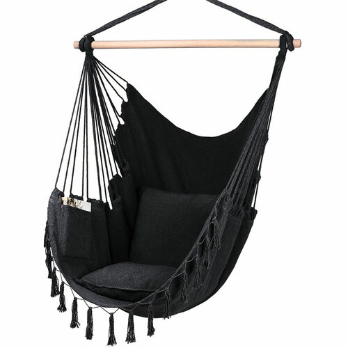 ISwing visežoči visežoči fotelj Boho, antracit ,98 x 120 x 112 cm