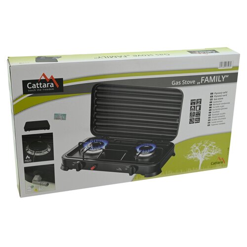 Aragaz Cattara 13596 Traveler Family Duo, 5,8 x 28 x 5,4 cm