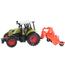 Traktor s prívesom oranžová, 40 cm