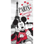 Ręcznik kąpielowy Mickey & Minnie Love Paris, 70 x 140 cm