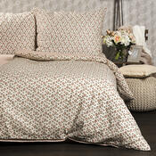 Lenjerie pat 1 pers. Flower, bumbac, 140 x 200 cm, 70 x 90 cm