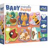 Trefl Baby puzzle Zwierzątka, 6w1 (2-6 elem.)