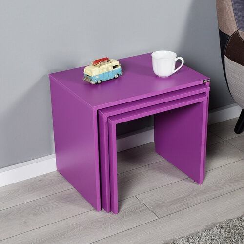 Beistelltisch SH Purple, 3 Stück