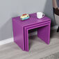 Odkládací stolek SHP Purple, 3 ks