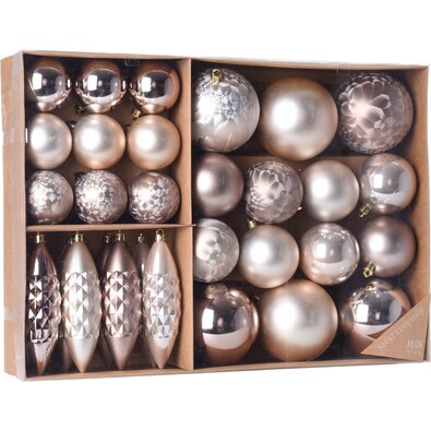 Set decoraţiuni Crăciun Terme, alămiu, 31 buc.