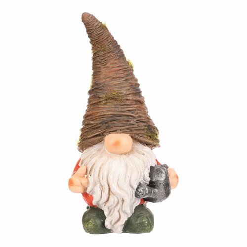 Gartendekoration Elf mit Kanne, 18 x 13 x 33 cm