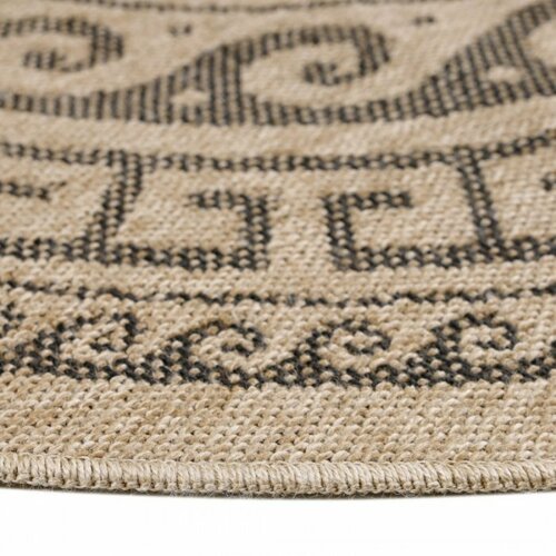Teppich Comilla 0887 Black, Durchmesser 160 cm