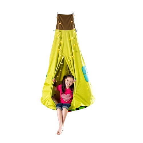 Woody Skladací hojdací kruh so stanom 160 x 103 cm, do 80 kg