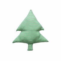 Domarex formázott párna, Fenyő, zöld csíkos, 40 cm