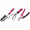 Sixtol Set de unelte de grădină GARDEN PINK 3, 3buc