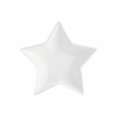 Altom Porzellanschale Star , 26 x 24,5 x 7,5 cm, weiß