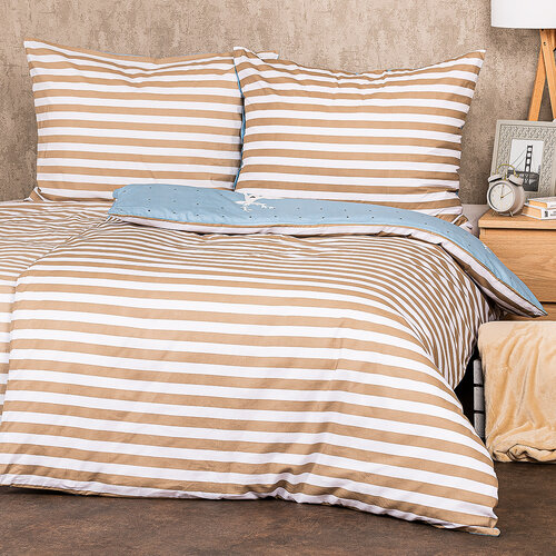 4Home Бавовняна постільна білизна Deer love, 140 x 220 см, 70 x 90 см