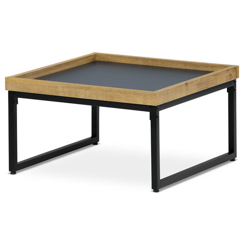 Couchtisch mit dekorativer Kante, 53 x 53 x 30 cm