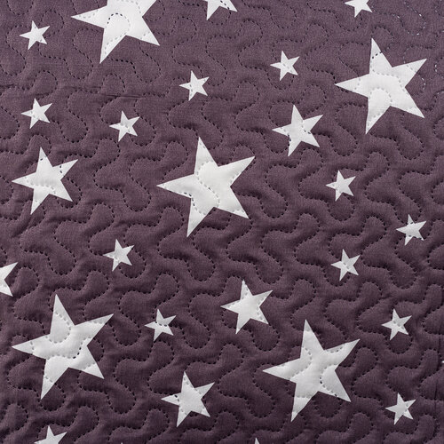 4Home Stars Tagesdecke, 220 x 240 cm, 2 St. 40 x 40 cm