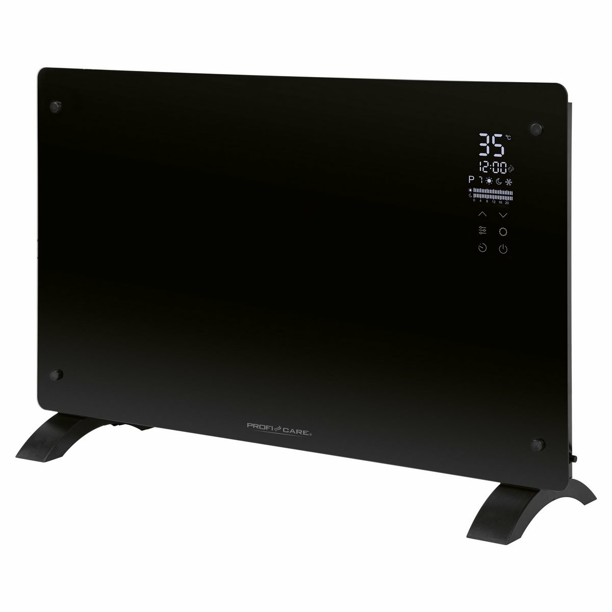 ProfiCare GKH 3119 konwektor szklany 2000 W, czarny