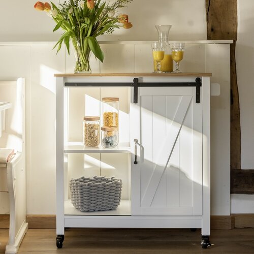 Wenko Kuchynský vozík Landhaus, 80 x 40 x 88,5 cm