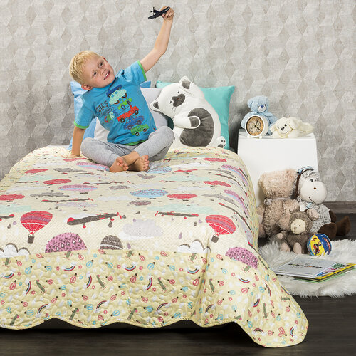 4Home Narzuta na łóżko dla dzieci Balloon, 140 x 200 cm