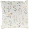 Poduszka Kwiaty jasnozielony, 45 x 45 cm