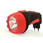 Konnoc LED ruční nabíjecí svítilna do zásuvky 0,5 W