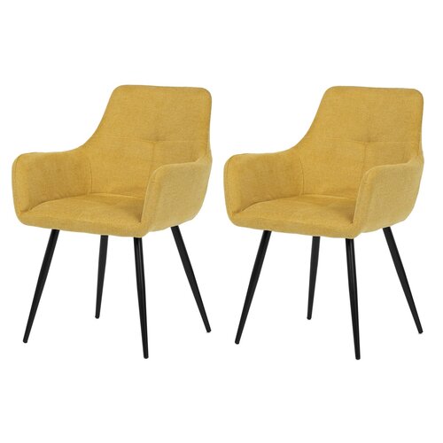 Set de scaune de sufragerie DCH-226 YEL2, 2 buc.