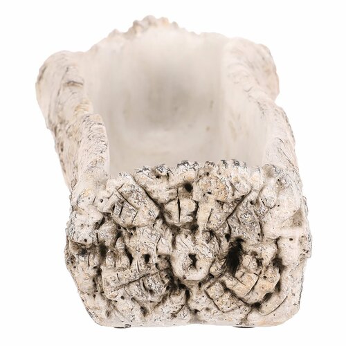 Husă pentru flori - jardiniere, imitație demesteacăn, 39 x 14 x 8 cm