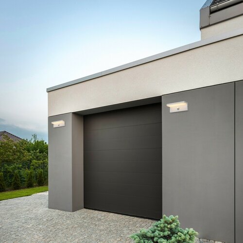 Rabalux 77116 venkovní nástěnné LED svítidloZaragoza, se senzorem, 9W, IP54, bílá