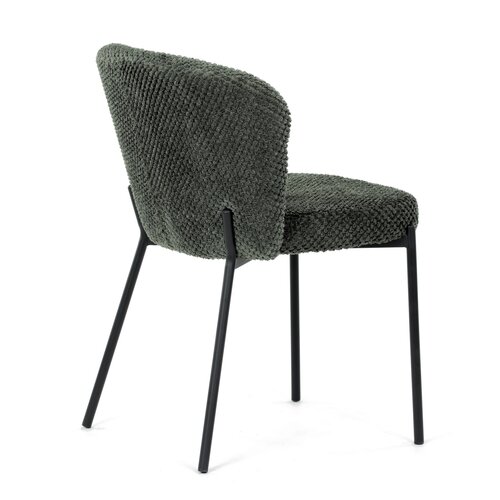 Esszimmerstuhl-Set Bouclé CT-W1077 GRN2, 4 Stück
