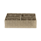 Compactor ruha- és kiegészítő-rendszerező TEX32 x 25 x 8 cm, taupe