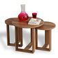 Masă pliabilă Mira Walnut, 3 buc