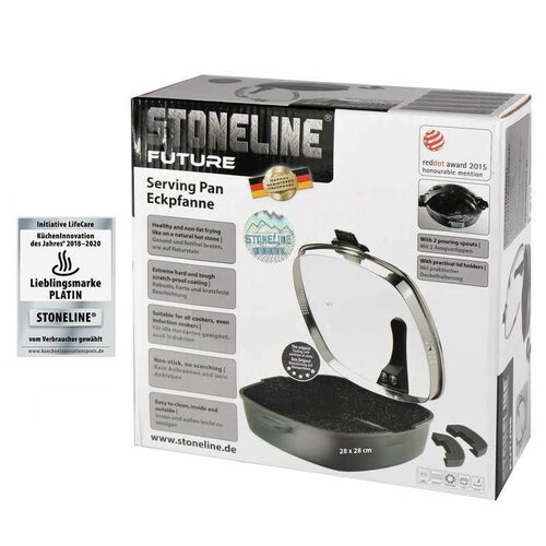 Tavă de copt cu capac Stoneline Future, 28 x 28 cm