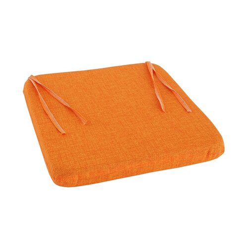 B.E.S. Petrovice Подушка для сидіння зі шнурками, оранжевий, 40 x 40 см