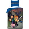 Detské bavlnené obliečky Minecraft, 140 x 200 cm, 70 x 90 cm