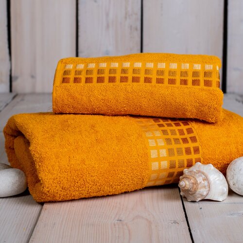 Ręcznik Darwin pomarańczowy, 50 x 100 cm
