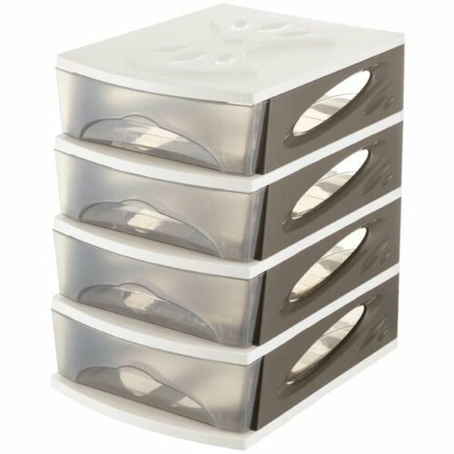 Plastični organizator MEDYA 26,5 x 35 x 39 cm,siva