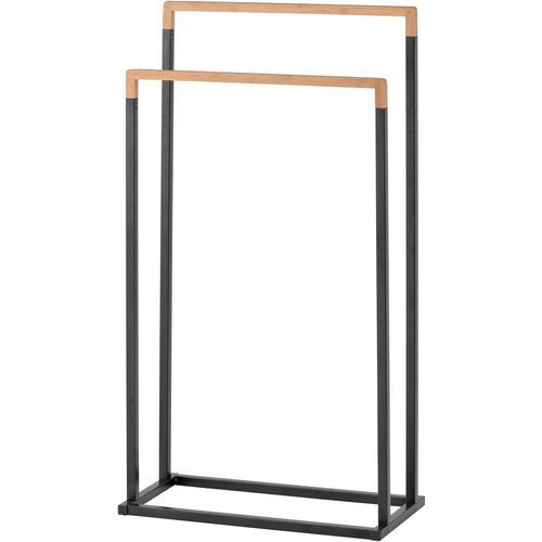 Suport pentru 2 prosoape Spirella Chic 45 x 22 x 85 cm, negru