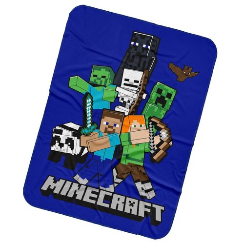 Dětská deka Minecraft Time to Mine, 100 x 140 cm
