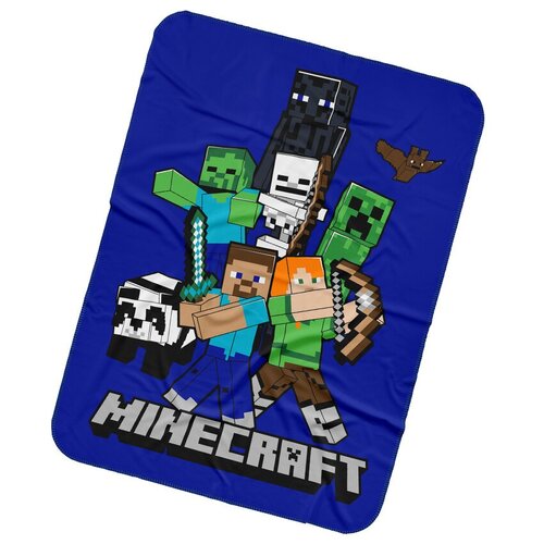 Otroška odeja Minecraft Time to Mine, 100 x 140 cm