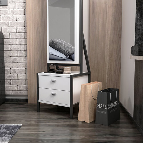 Kozmetický stolík Elegante White