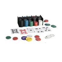 Pokerset mit 200 Chips, 24 x 11 x 11,5 cm