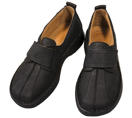 Orto Plus Dámska obuv na suchý zips veľ. 36, čierna